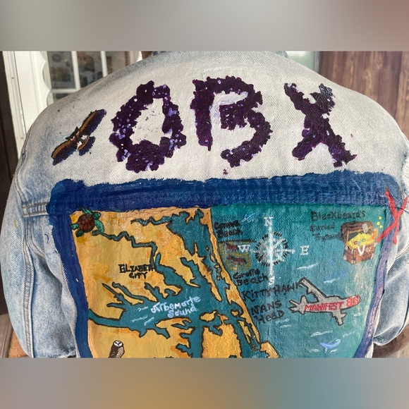 Custom made handpainted jacket - Picture 6 of 16